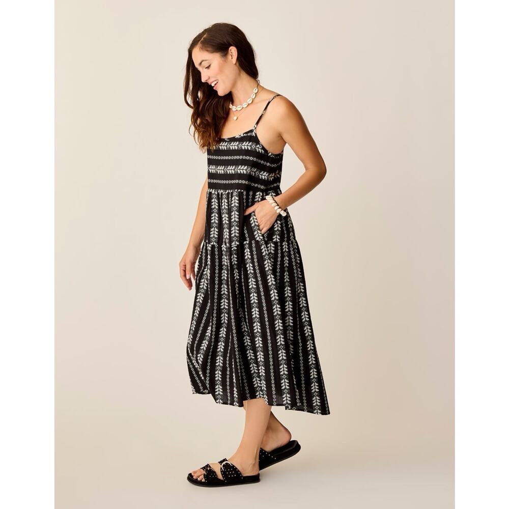 Carve Designs Jacey Textured Dress Relaxed Cami High-low Size L NWT $104